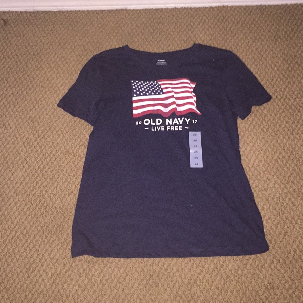 Dark blue shirt