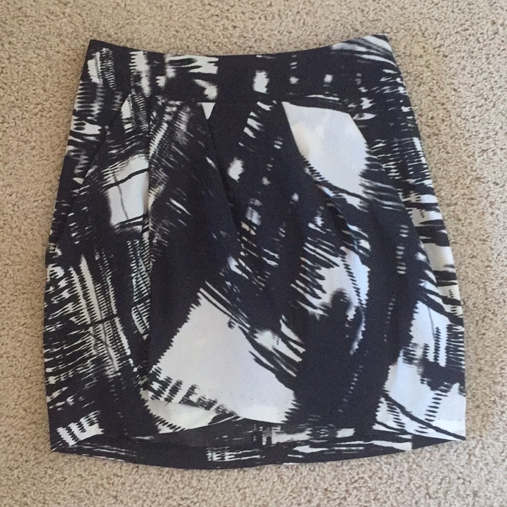 Aqua skirt with zipper