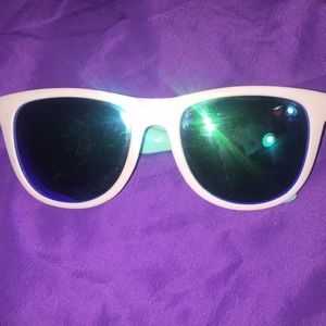 Pink Victoria's Secret sun glasses.