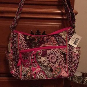 Vera Bradley On the Go bag in Very Berry Paisley.