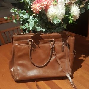 Authentic Argentinean leather shoulder bag