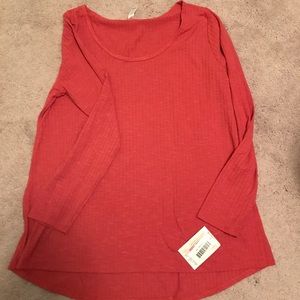 Lularoe lynnae rose ribbed NWT XL