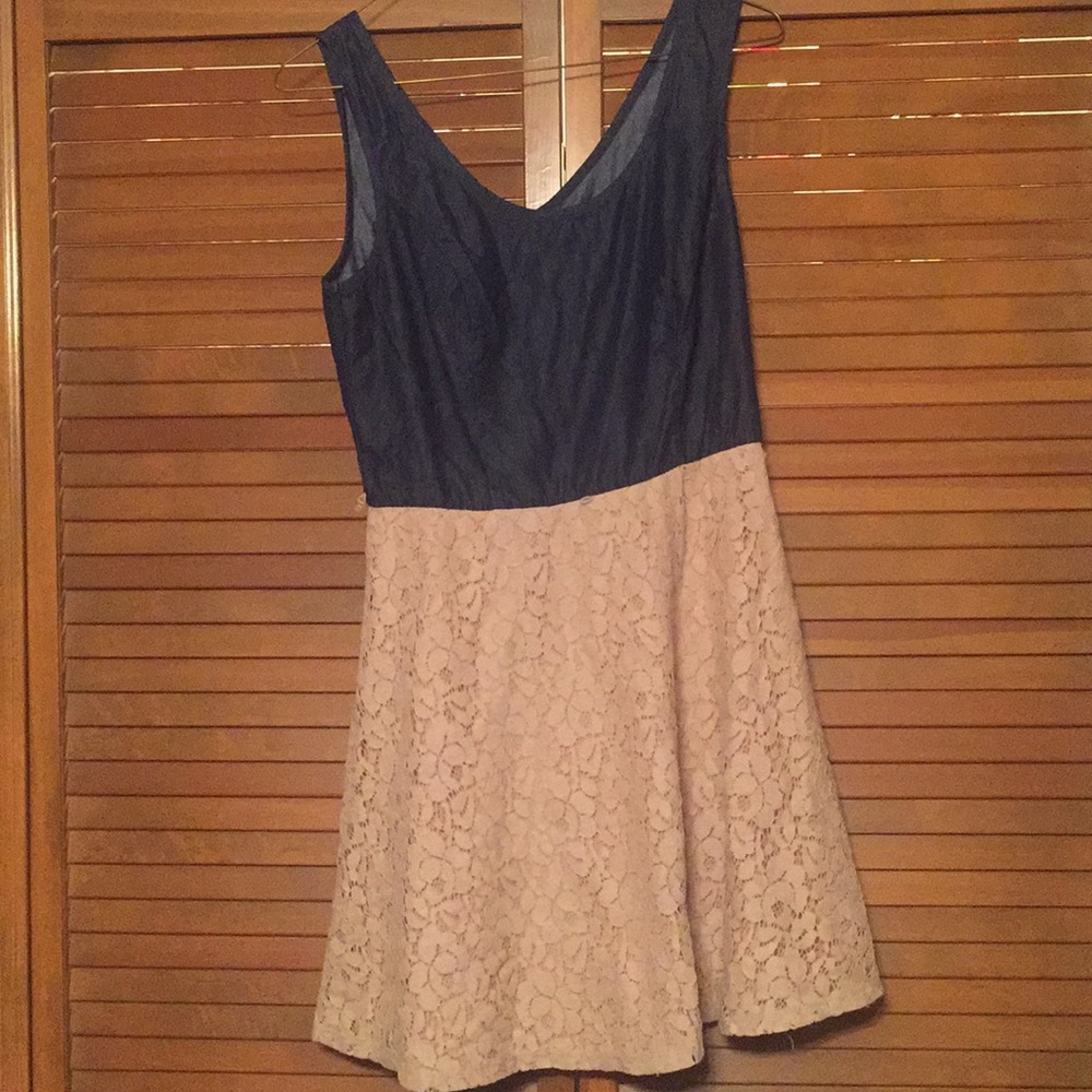 Jean & Cream Dress!