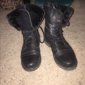 Steve Madden combat boots