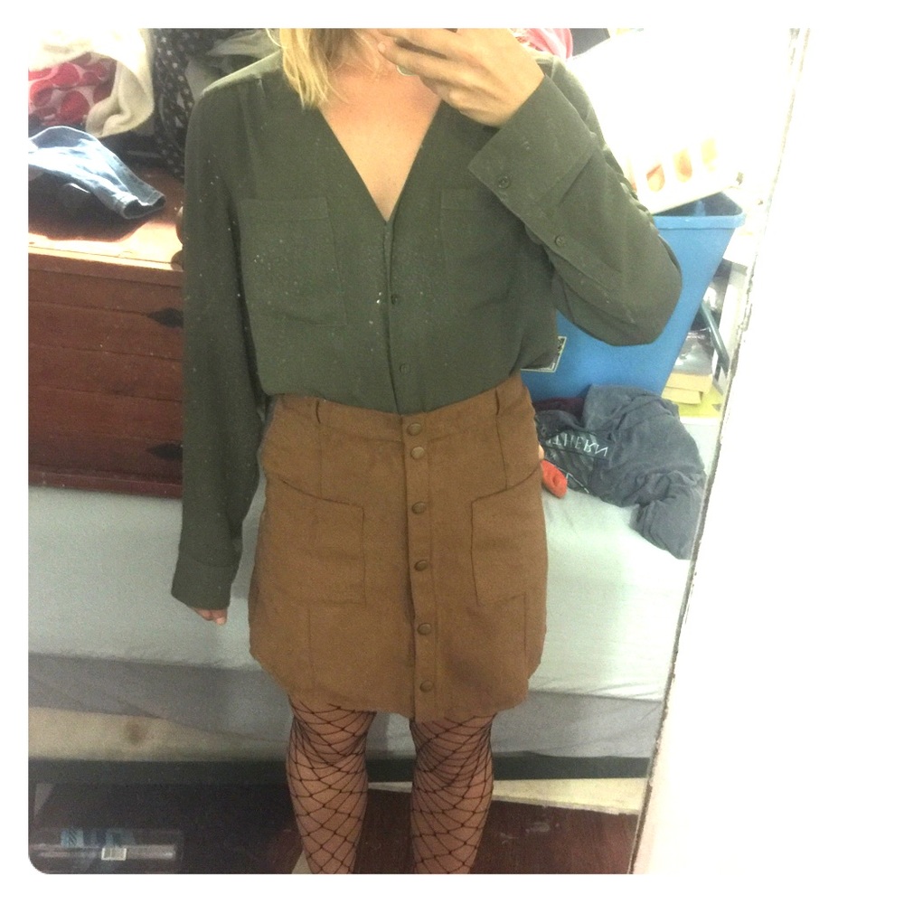 Long sleeved flowy shirt