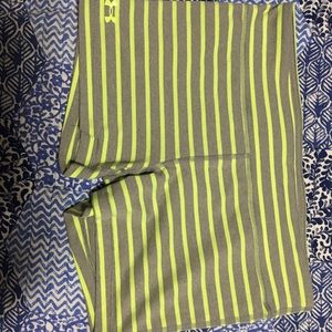 Fitted workout shorts/spandex