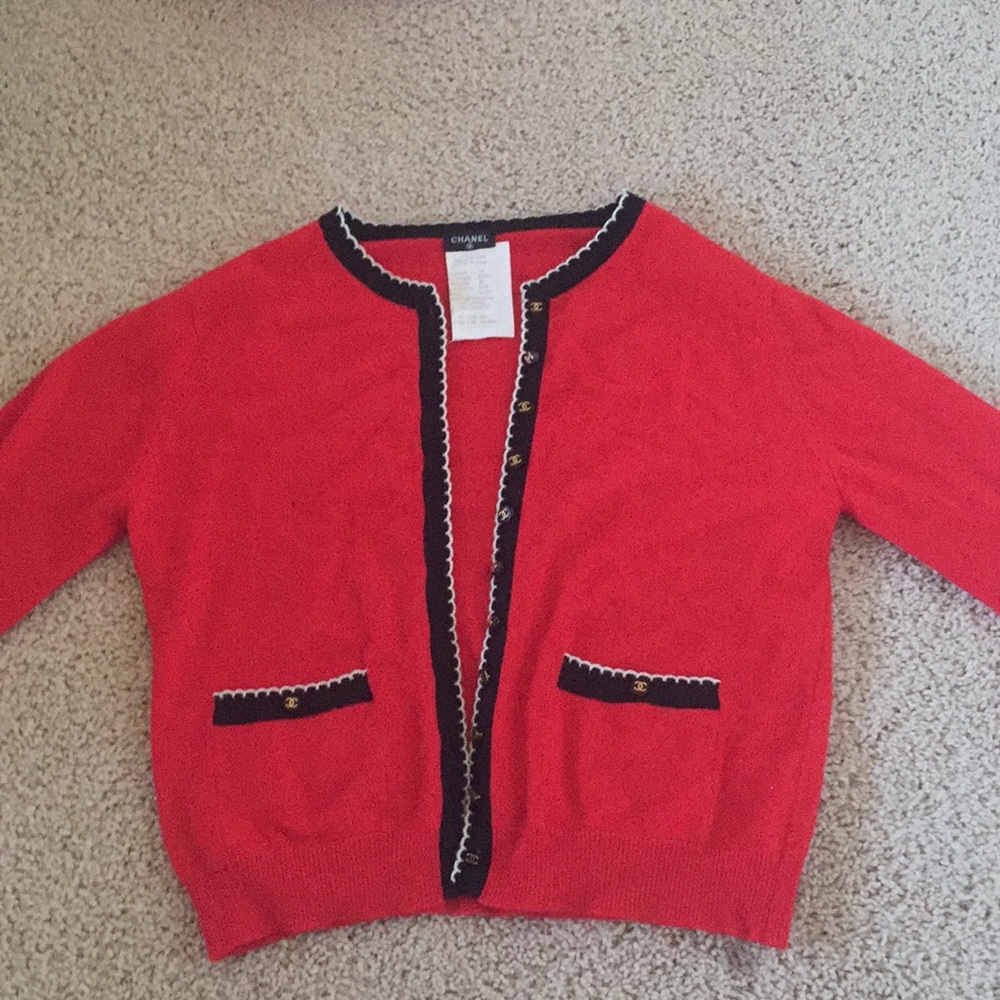 Vintage Chanel sweater/cardigan
