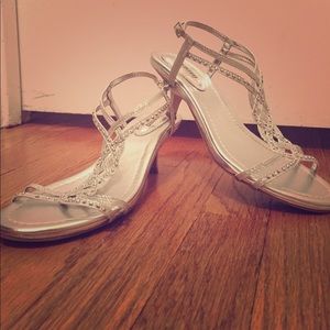 Silver heels