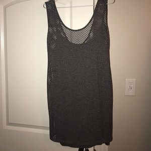 Topshop tank top mesh dress