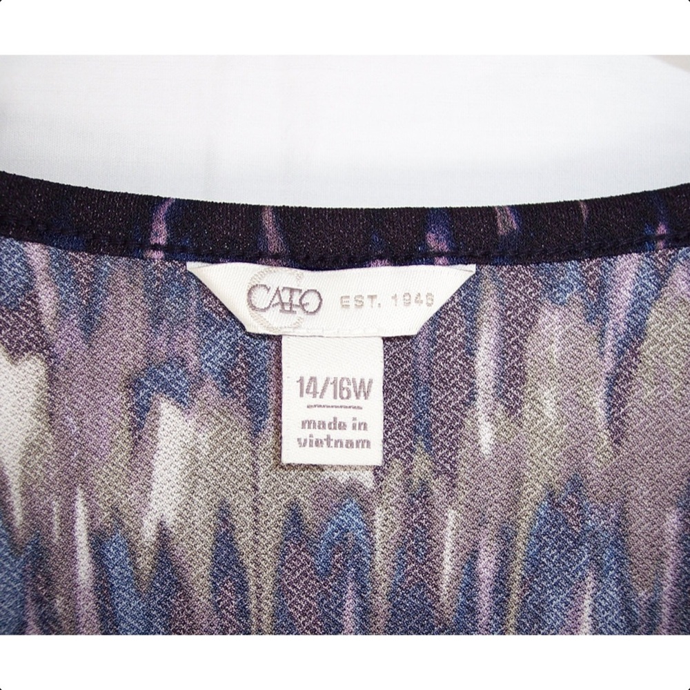 NEW Cato 18/20 Cold Shoulder Tie Dye Dress - Picture 8 of 8