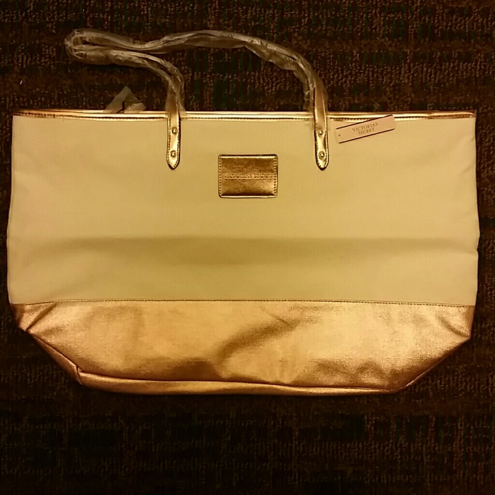 Rose Gold Tote Victoria's Secret *Brand New*