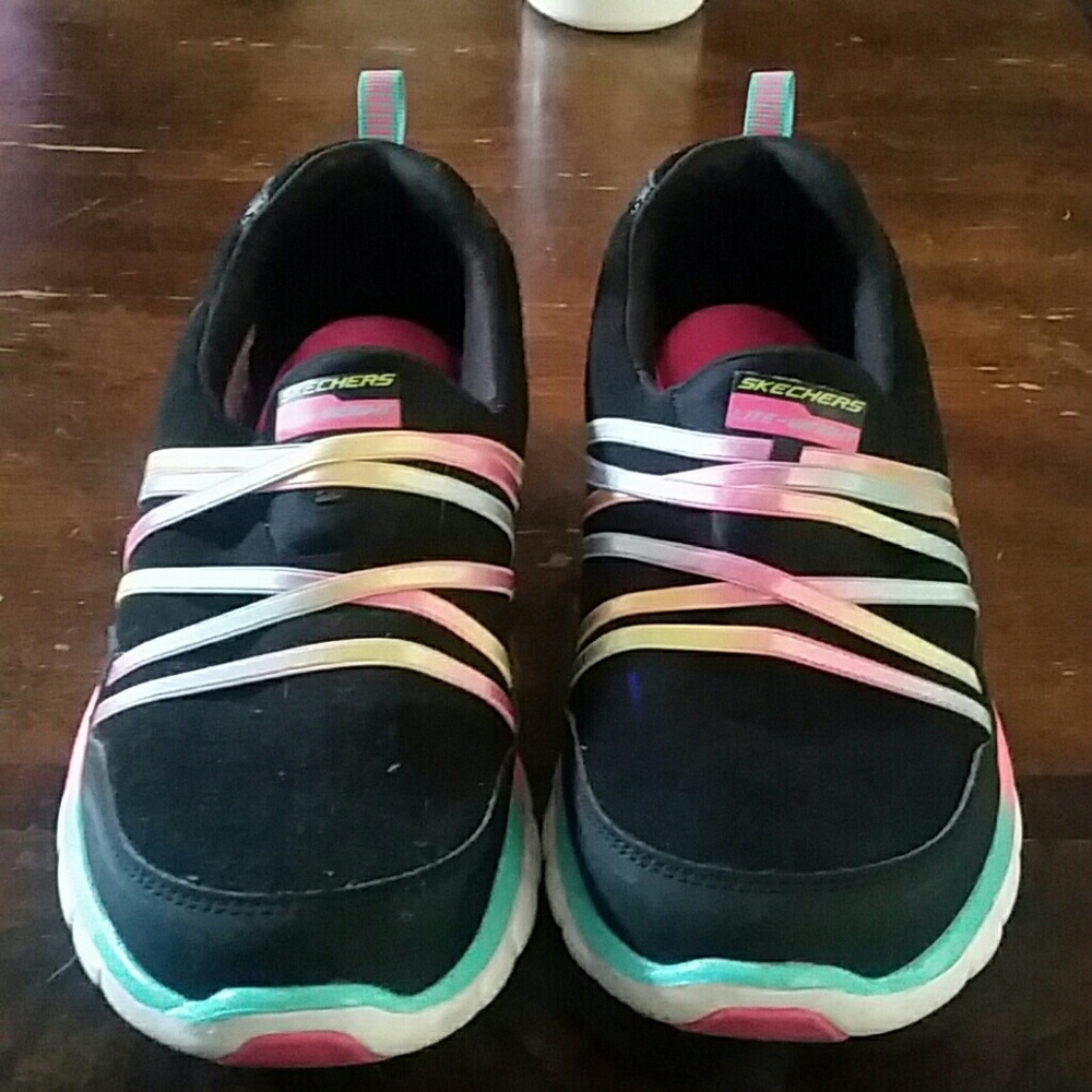 Skechers memory foam flex sole slip ons