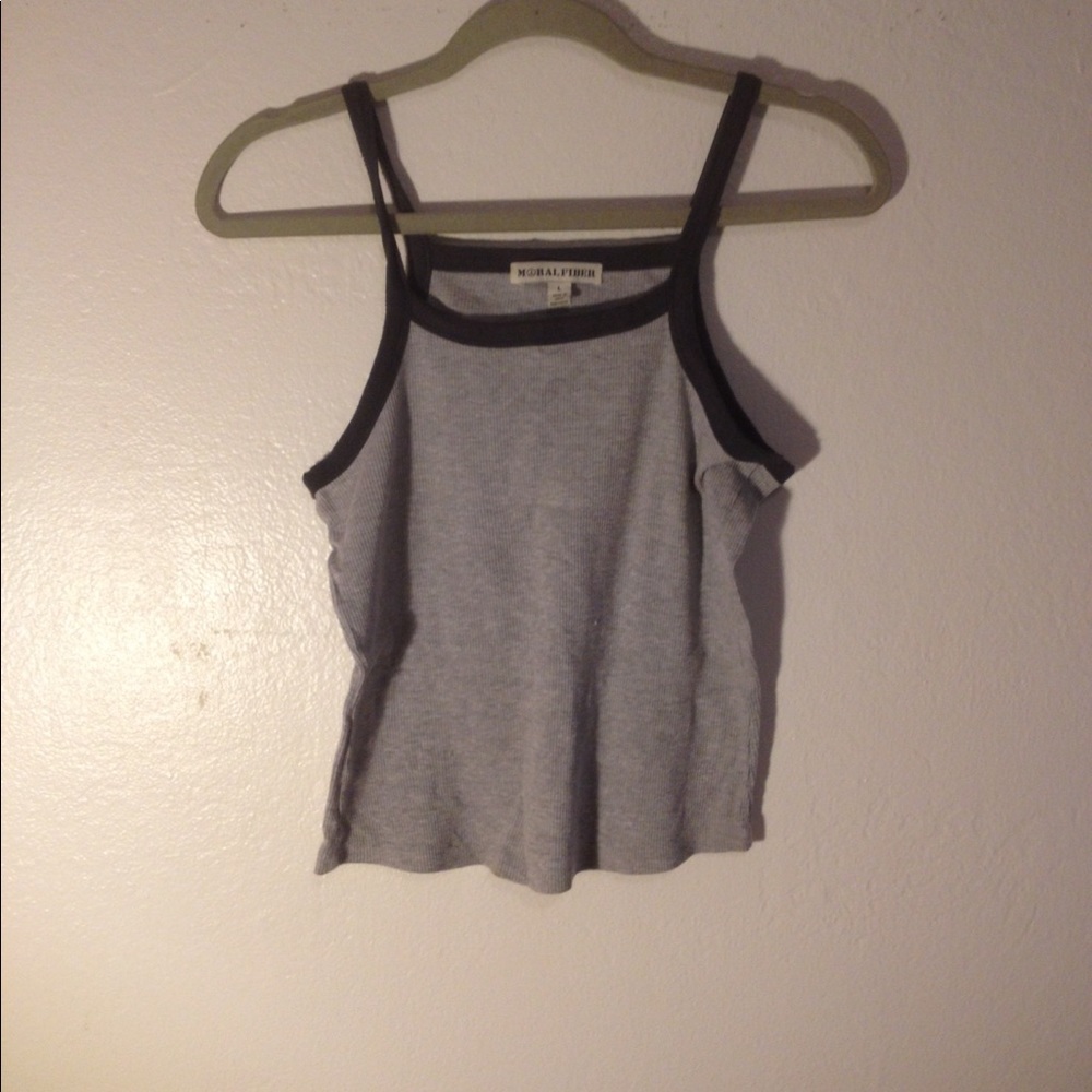 Grey Crew Tank Top