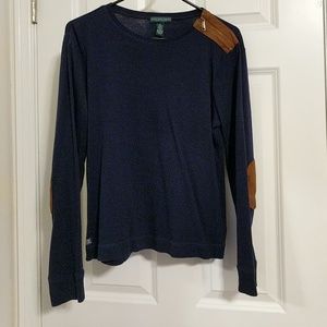 Navy long sleeve shirt