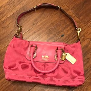 Pink Coach Purse