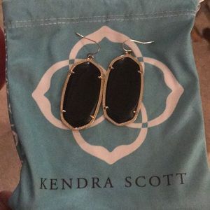 Kendra Scott Black Danielle Earrings