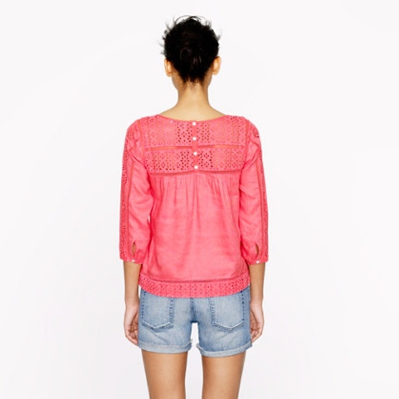 J. Crew Tops - J. Crew Eyelet Top