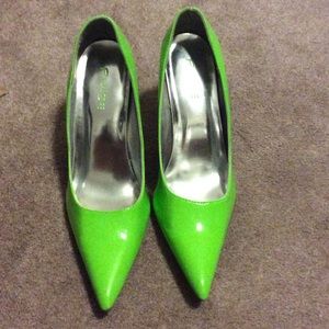 Neon Green Heels