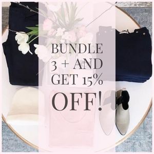 BUNDLE 3+ AND GET 15% OFF!