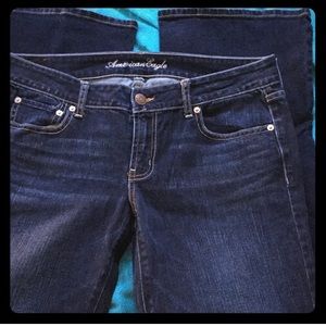 AEO women size 14 stretch favorite boyfriend jeans