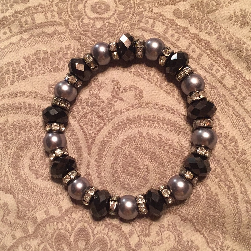 Black and Silver Bracelet