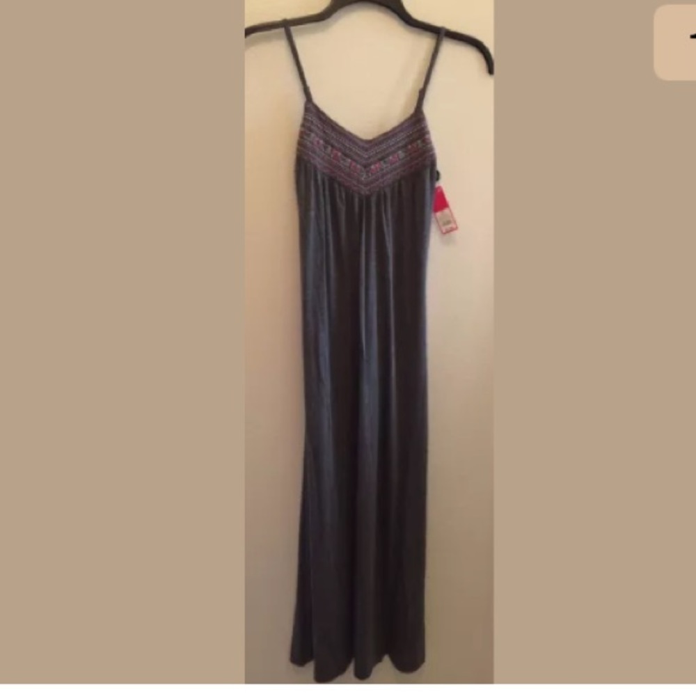 NWT XHILARATION SLEEVELESS STRETCH KNIT MAXI DRESS