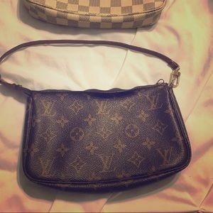 100% Authentic LV Monogram Canvas Pouchette