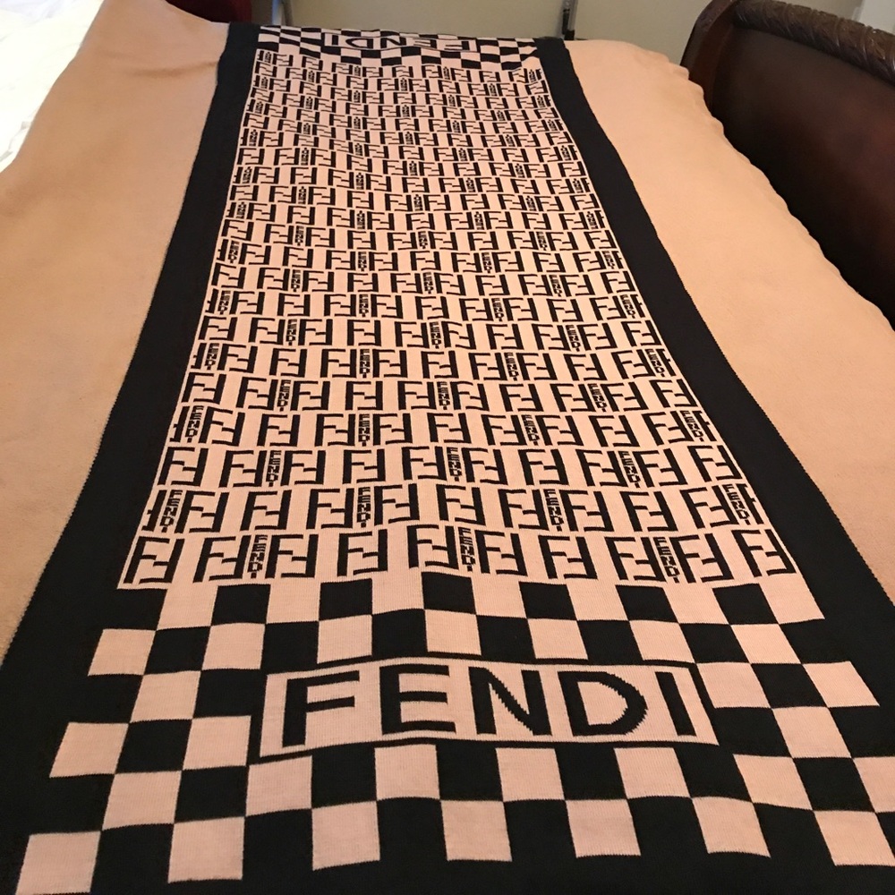 Cozy Winter Scarf by Fendi - 30% wool/70%Cashmere
