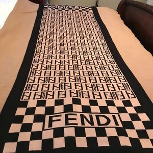 Cozy Winter Scarf by Fendi - 30% wool/70%Cashmere