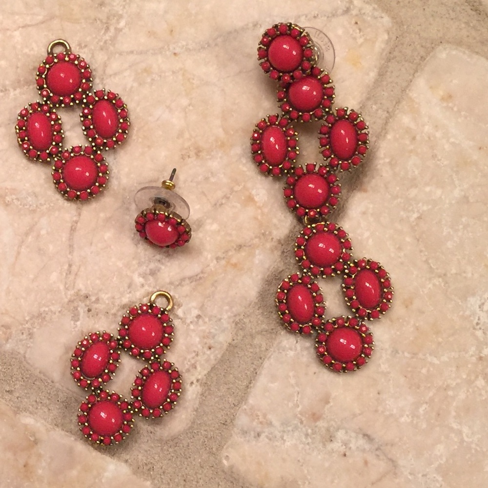 Stella & Dot Earrings set $35 NWOT