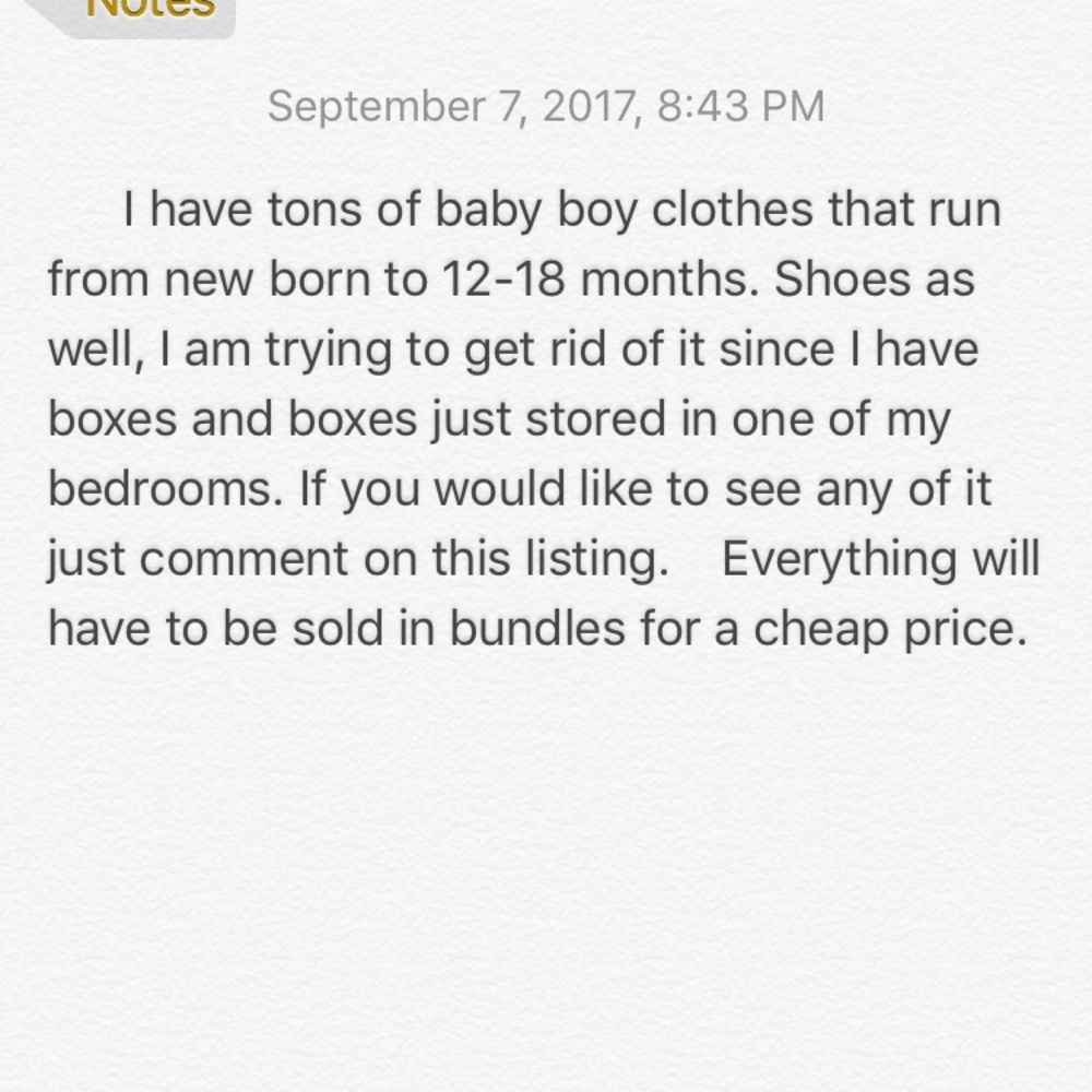 Baby clothes