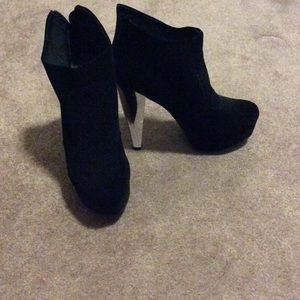 NEW Black Bootie Heels size 8