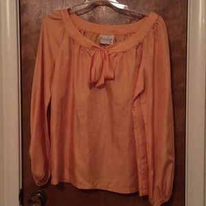 Original Oscar De La Renta satin blouse