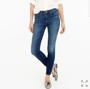 J. Crew 8" Toothpick Jeans in Ashford Wash