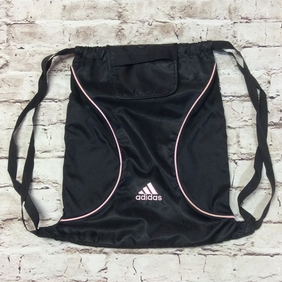adidas Handbags - ADIDAS BLACK AND PINK LIGHTWEIGHT BACKPACK