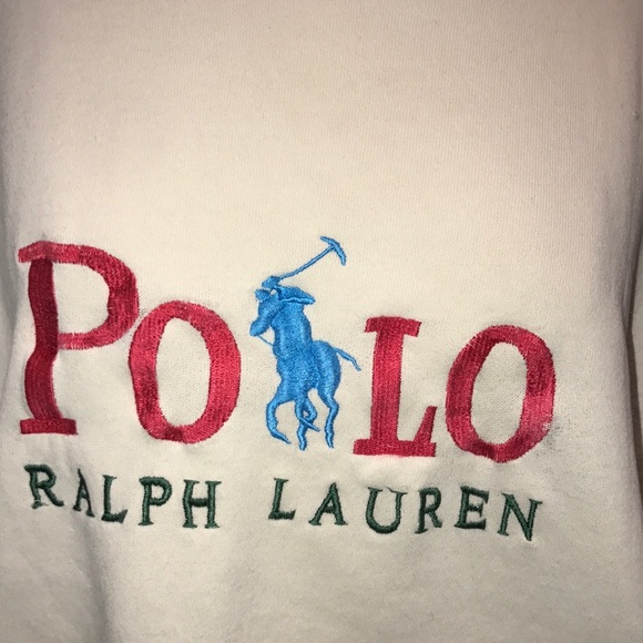 Ralph Lauren Polo Logo Vintage 90's Sweater - Picture 3 of 5