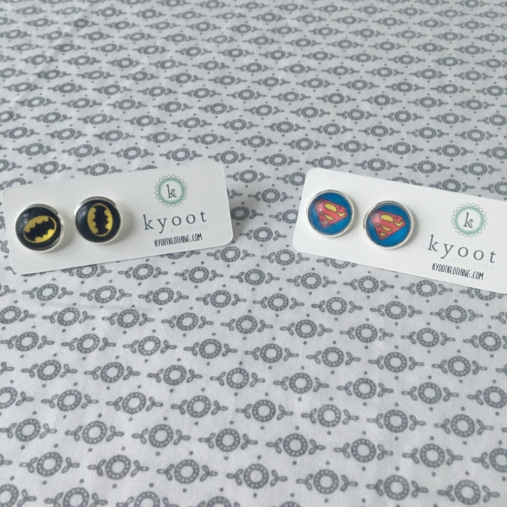 Super Hero Earrings 2 for 1