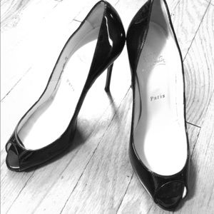 Christian louboutin Sexy 100mm Peep-toe Pumps
