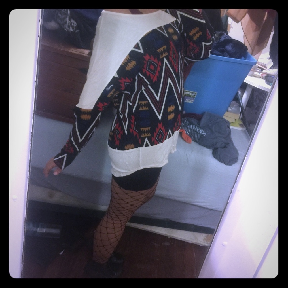 Geometric print shirt
