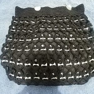 Unique Hand made purse. Crochet and Bottle Cap.