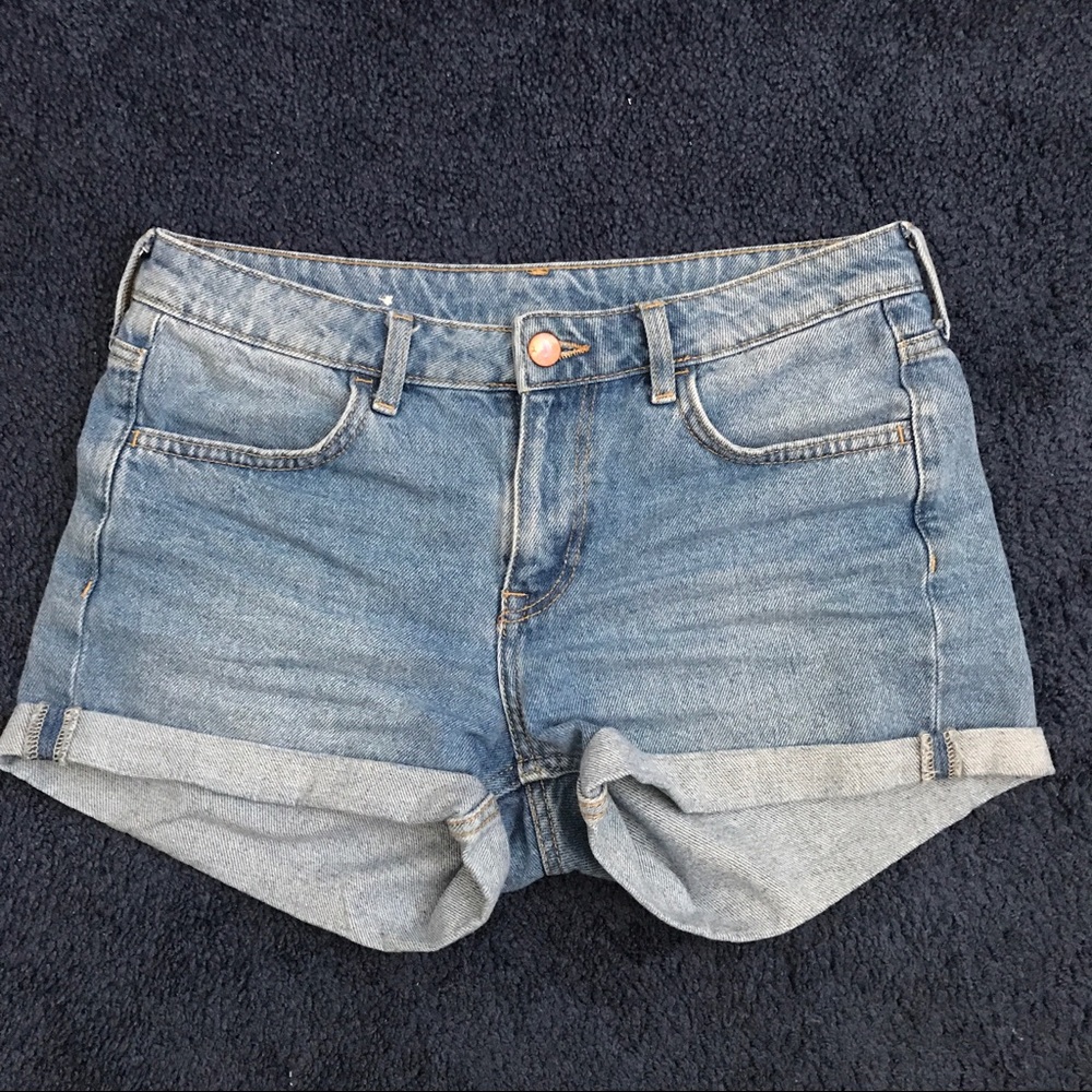 H&M Mid Rise Jean Shorts