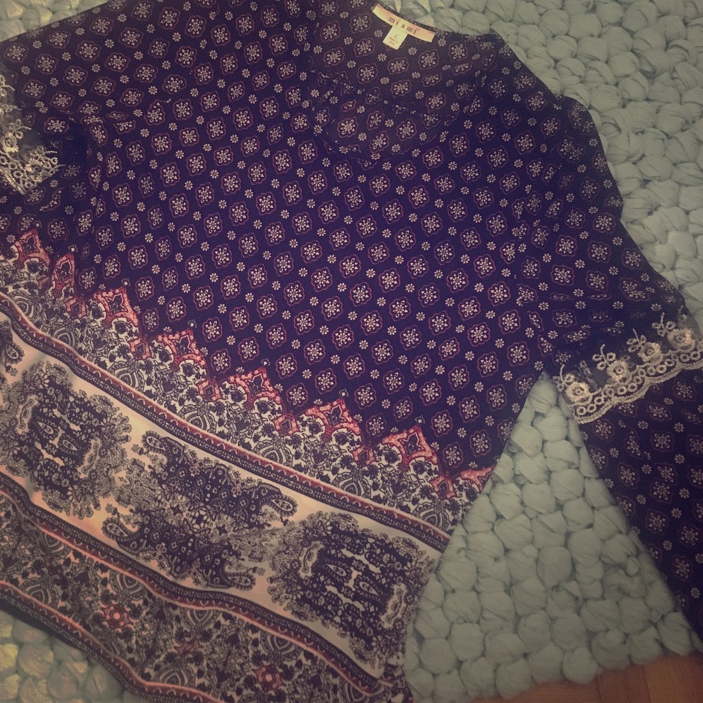 Miami paisley print blouse size large