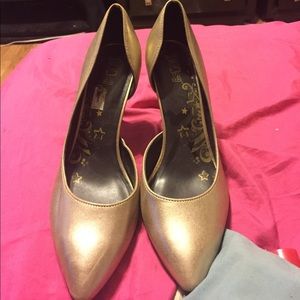Gold heels