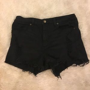 Guess distressed shorts