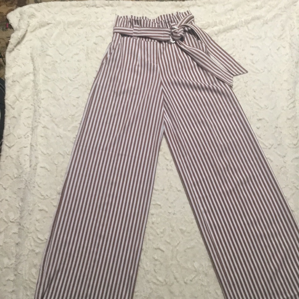 Wide leg dress pants