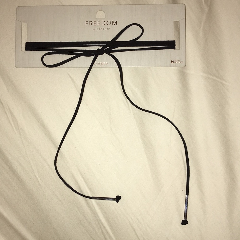 TOPSHOP never worn black choker