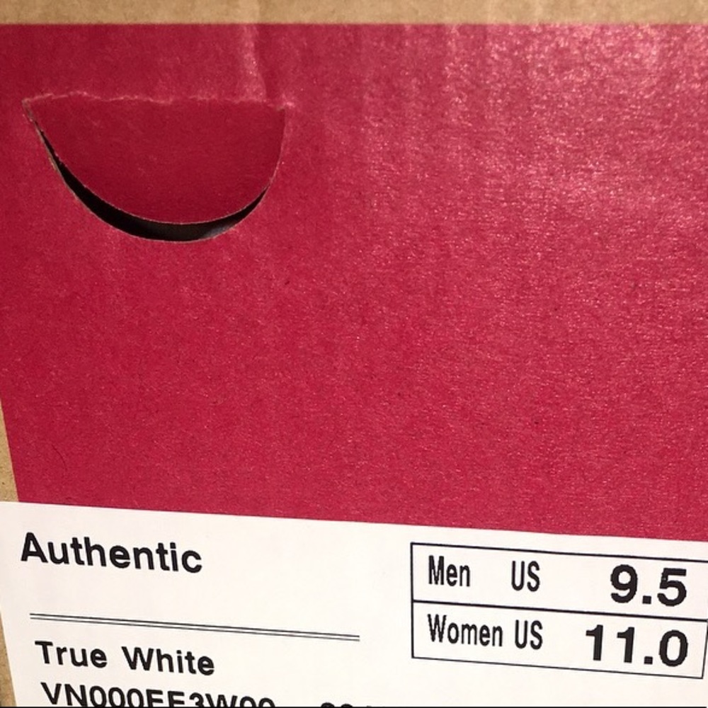 Vans Authentic True White Custom Dragon Design - Picture 4 of 4