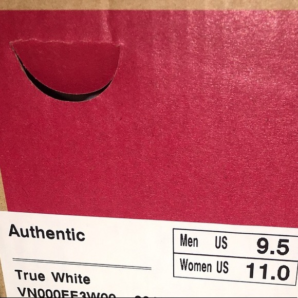 Vans Authentic True White Custom Dragon Design - Picture 4 of 4