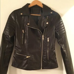 BLANKNYC Quilted Faux Leather Jacket Size S