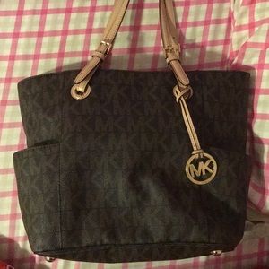 Michael Kors Jet Set Signature Logo Tote